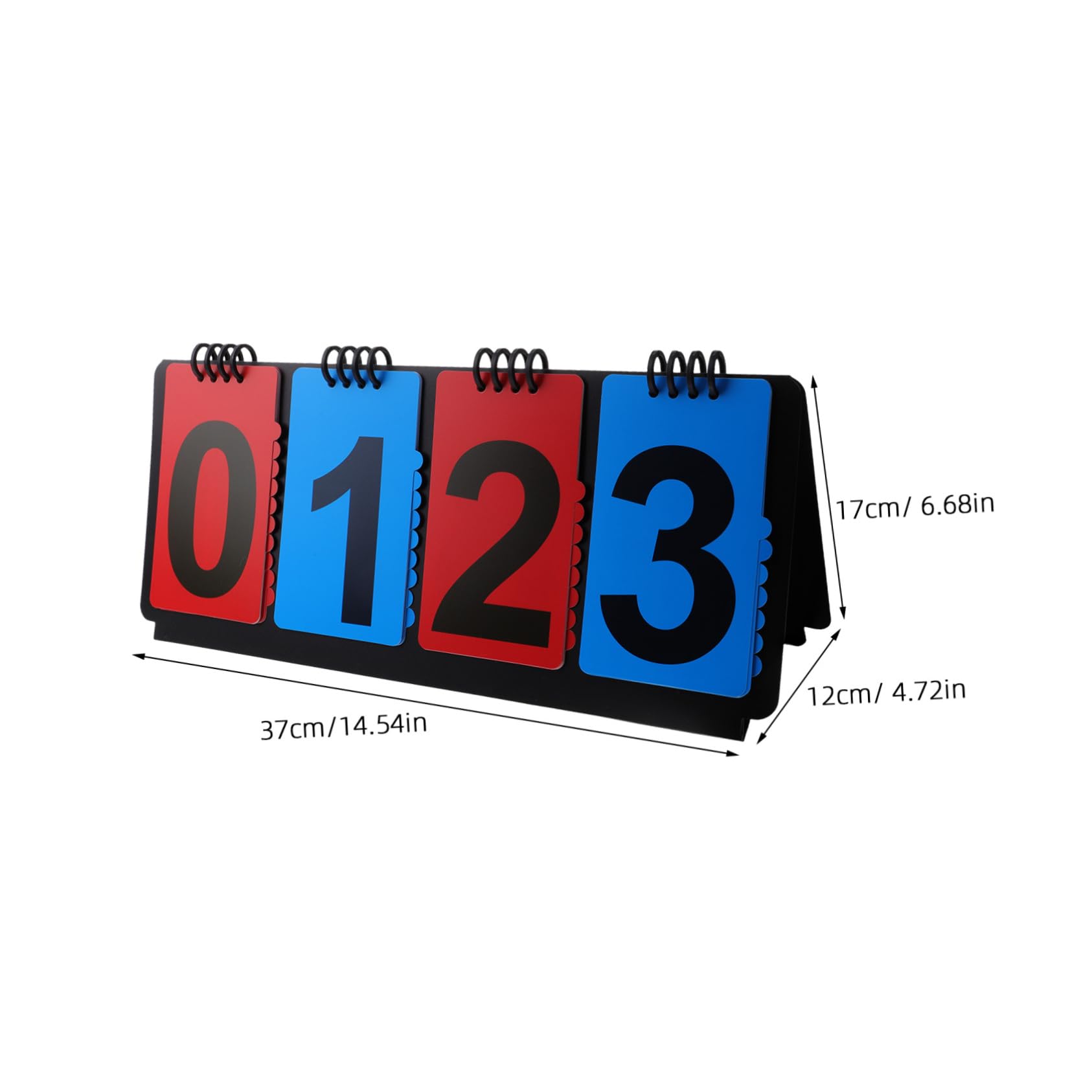 SUPVOX Basketball Football Tennis Scoreboard Flip Scoreboard Easy Turn Pages Made of Stainless Steel