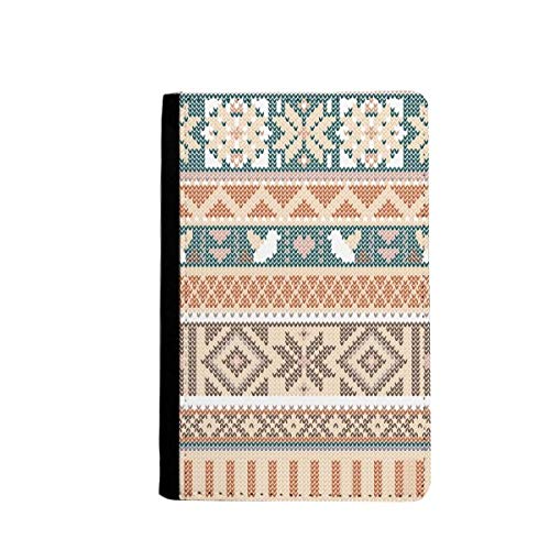 Porte-passeport octogonal losanges - Étui de protection chic pour passeport et cartes