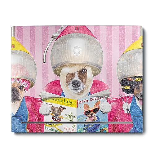 Image of MightySkins Glossy Glitter Skin Compatible with Alienware X16 R1 (2023) Full Wrap Kit - Dog Divas | Protective, Durable High-Gloss Glitter Finish | Easy to Apply & Change Styles | Made in The USA
