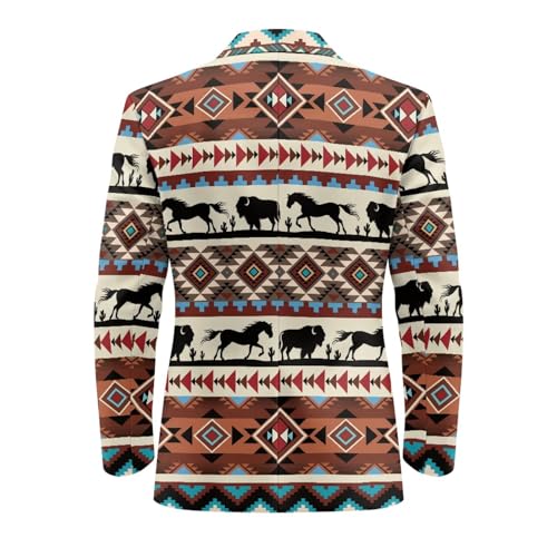 INSTANTARTS Men's Casual Blazer One Button Men's Casual Blazer Jackets Lightweight Daily Blazers Lined Collar4