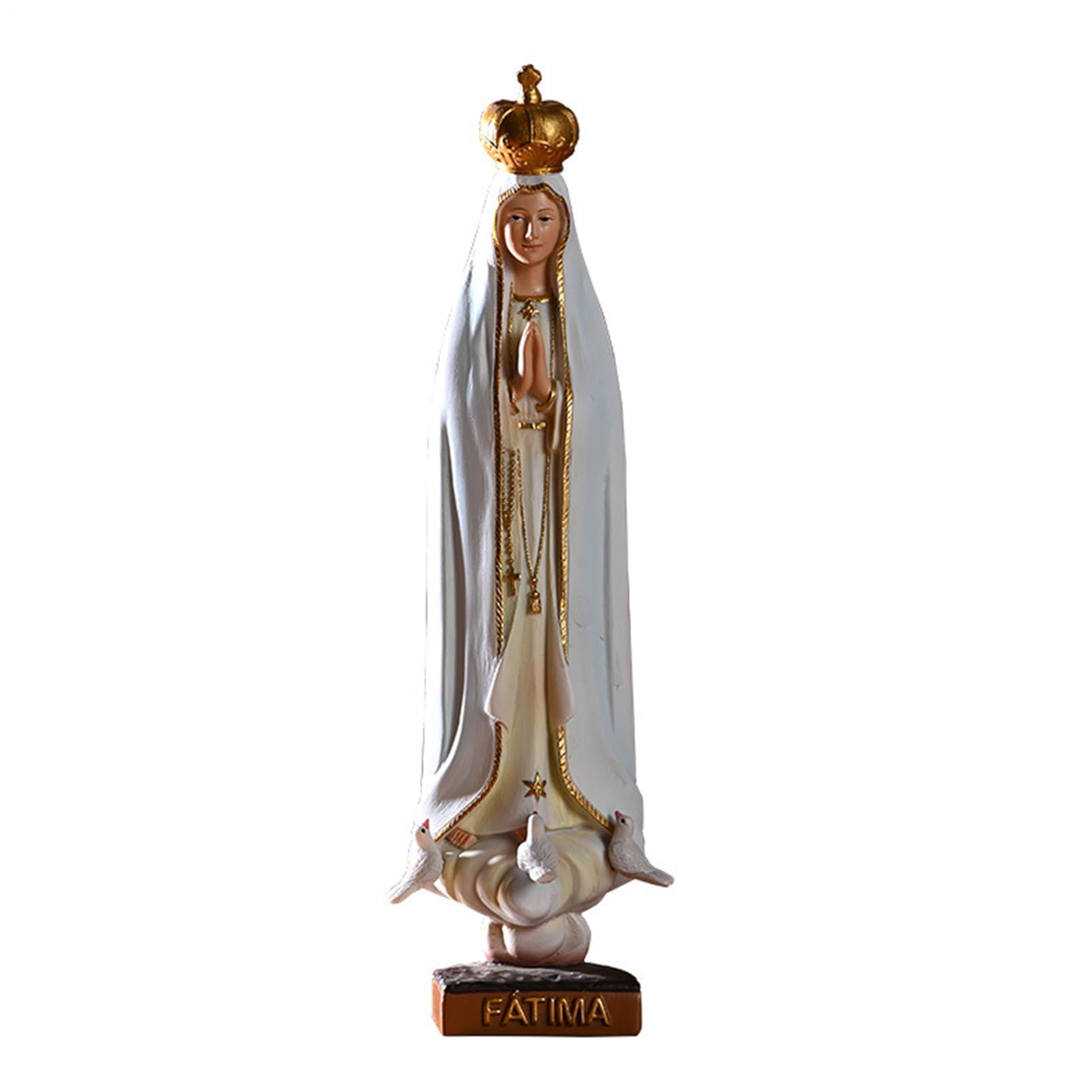 Figurine Marie Mère De Dieu – Sainte Vierge De Fatima, Sculpture Madone Veronese