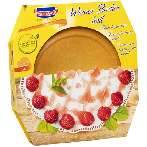 Kuchenmeister Wiener Böden hell drei einzelne Böden luftig 400g