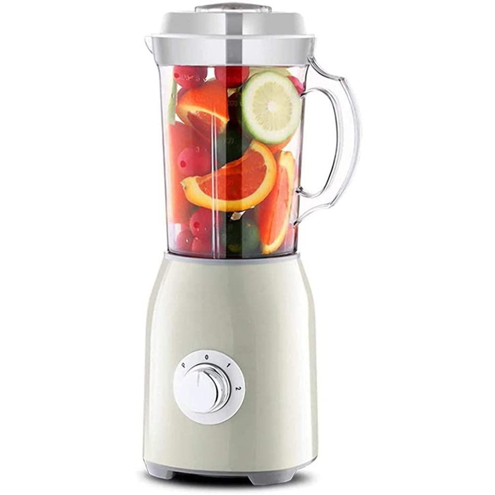 Blender Smoothie Maker, wielofunkcyjny blender do smoothie z 3 regulowanymi prędkościami, 4 ostre ostrza i pojemnik 1L, wielofunkcyjny szybki elektryczny blender do koktajli