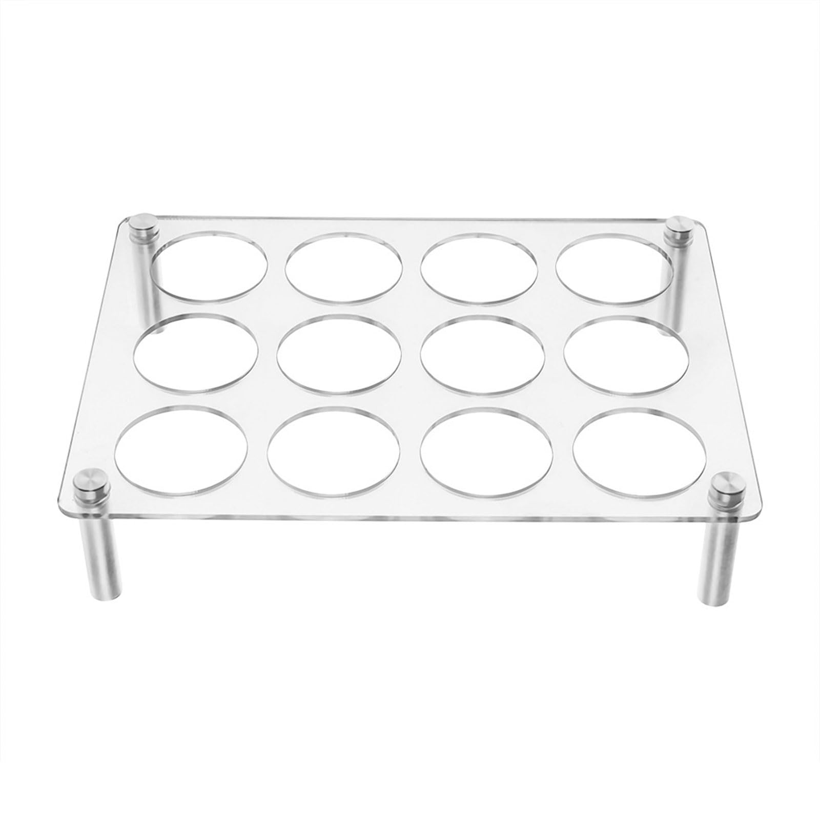 Jazuaiao Multifuntional Coffee Display Rack Clear Pods Holder Easy to Clean Acrylic Display Stand for Cabinet Rack