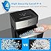 BONSEN 12-Sheet Micro Cut Paper Shredder for Home Office Use, High Security Level P-4/55 dB Ultra-Quiet / 40-Minutes Shredding Shreds Credit Card/Staples, 5.3 Gallons Pullout Bin (S3106)