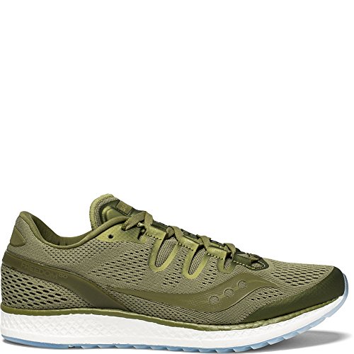 Saucony Hombres Freedom Iso Low & Mid Tops Schnuersenkel Laufschuhe Gruen Groesse 0 Us /
