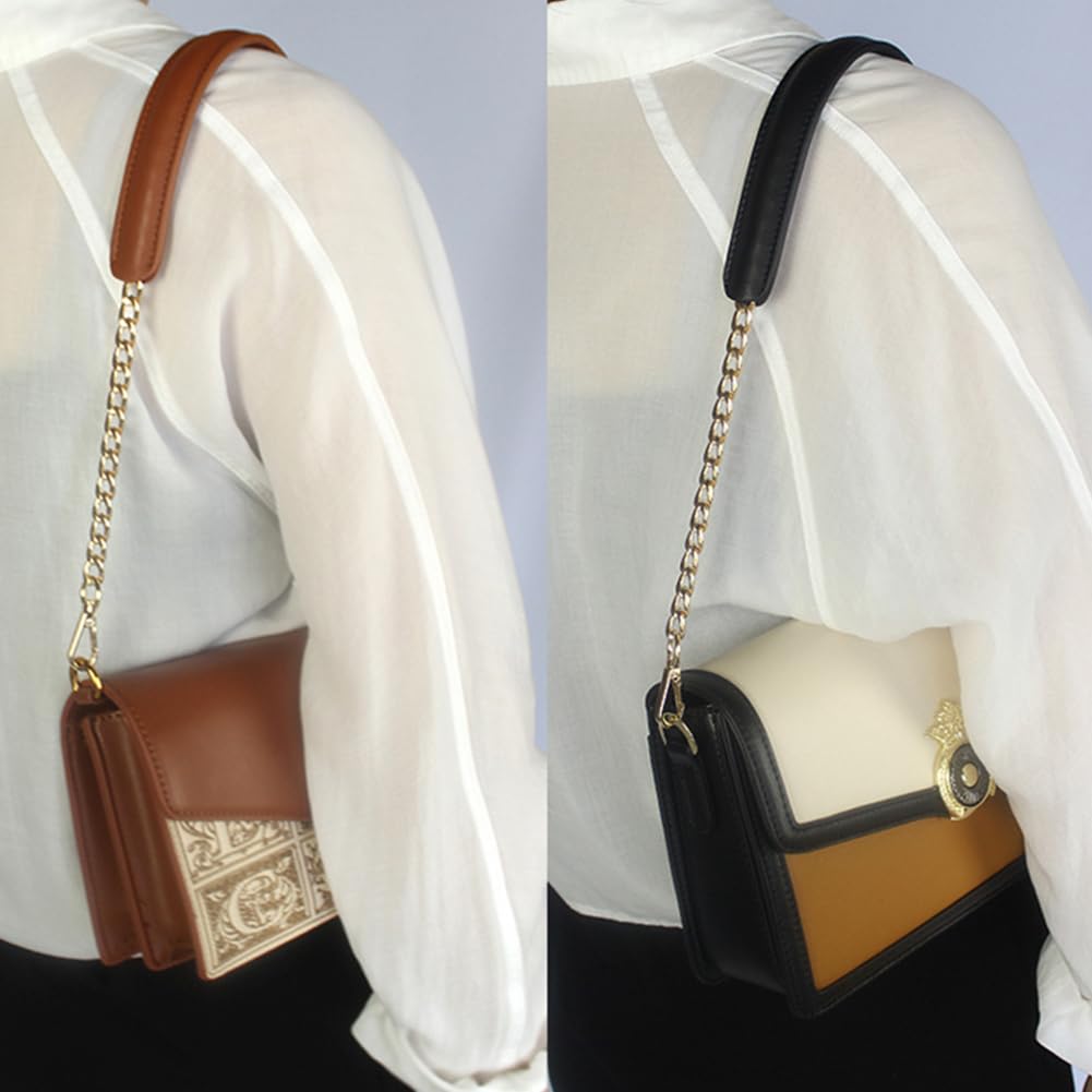 WADORN 5 Couleurs PU Cuir Sac à Main Poignée Wrap Couverture, 22.5 Cm