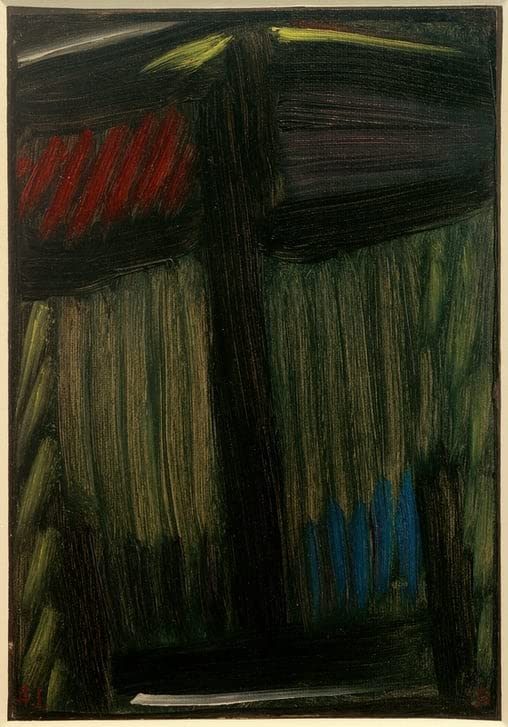 Impression toile la nuit d'hiver Jawlensky pour décoration salon moderne