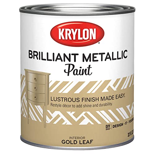 Krylon K02221000-14 Brilliant Metallic Wax, Gold Leaf