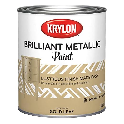Krylon Brilliant Metallic Wax in Gold