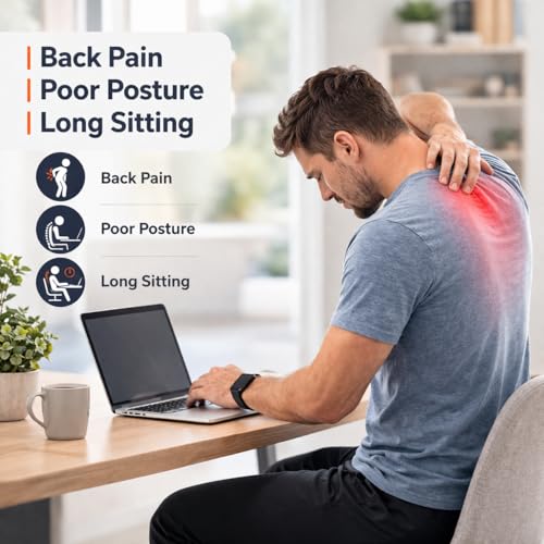 Image of Posture Corrector Belt For Men And Women Breathable Neoprene Back Support Belt Adjustable Back Straight Belt Shoulder And Clavicle Support For Daily Posture Correction