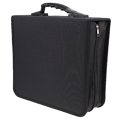 JECOMPRIS Professional Capacity CD Dvd Case Holder Oxford Organizer for Home Cinema Storage Portable and Protective Carrying Bag for and Dvds