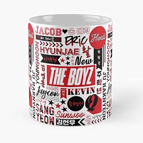 Hexbrand New Korea Q Boyz Hwall Juhaknyeon Pop KPOP Korean The Taza de café con Leche 11 oz