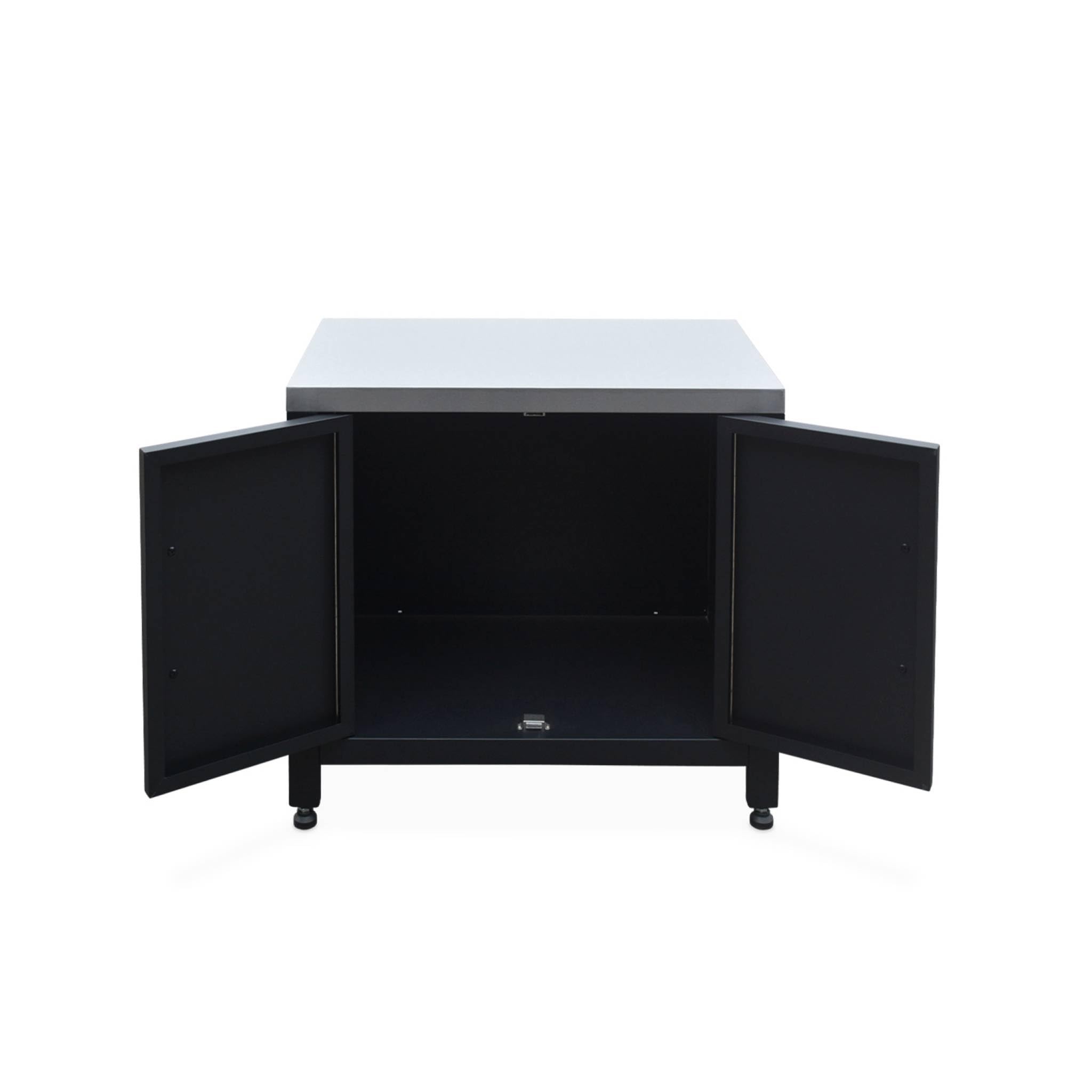sweeek - Meuble de cuisine extérieure en acier L80cm