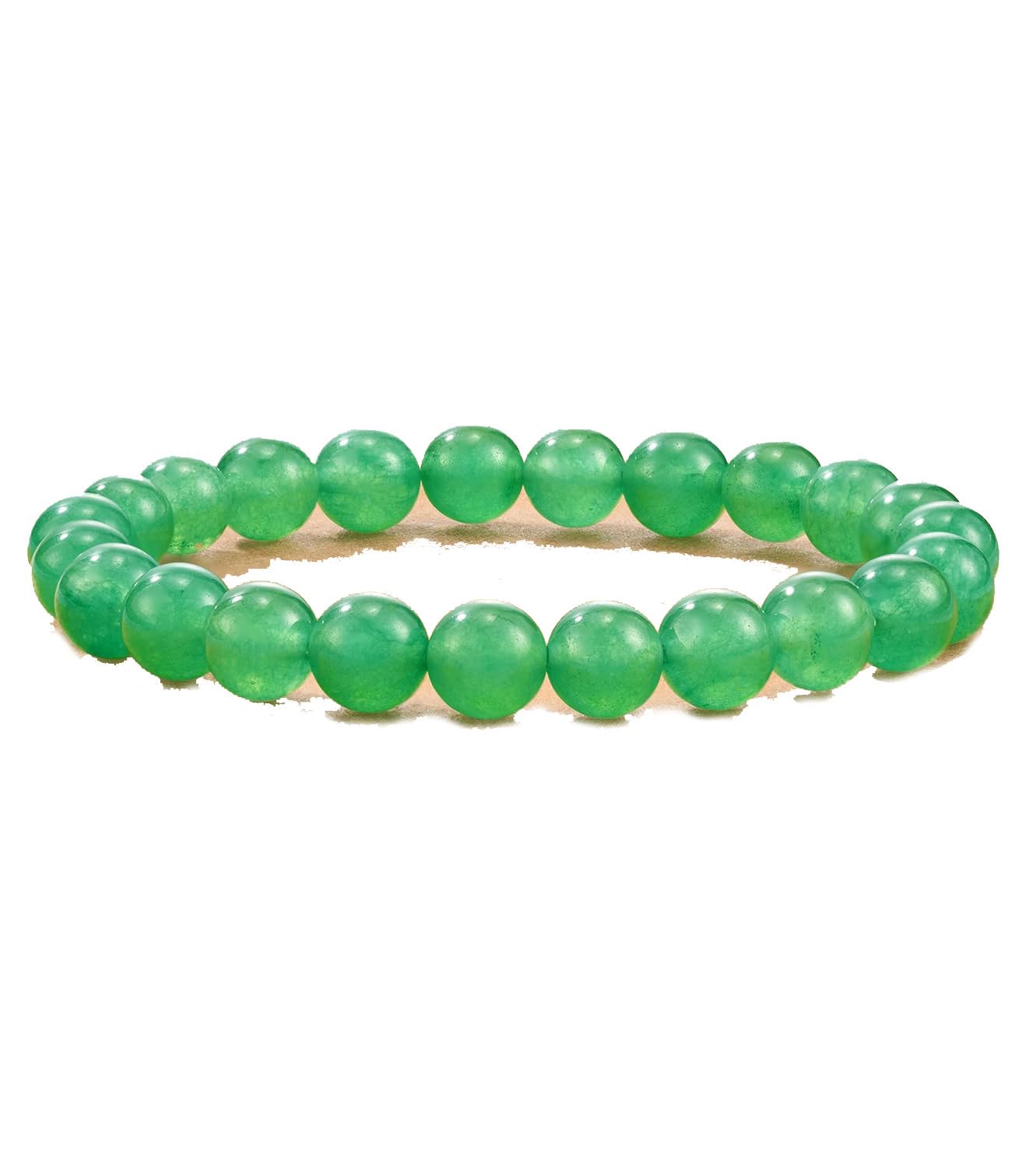 Seyaa Jade Bracelet for Women, Good Luck and Positive Energy Chakra Beaded Bracelet for Women, Birthday Christmas Mothers'day Gift for Mom, Green