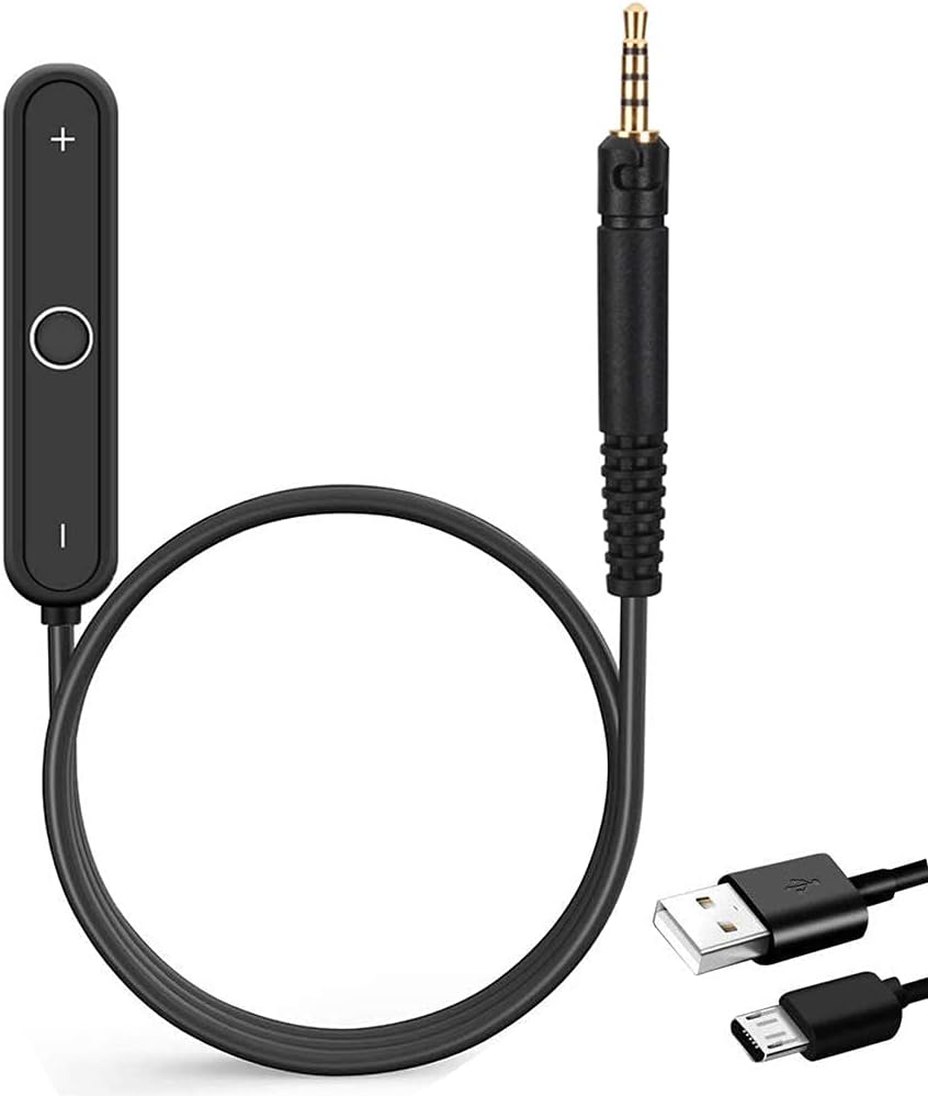 HD598 Bluetooth Adapter, Wireless 5.0 Stereo Audio Adapter Handsfree Receiver for Sennheiser HD598 HD558 HD518 HD598Cs HD599 HD569 HD579 Headphones