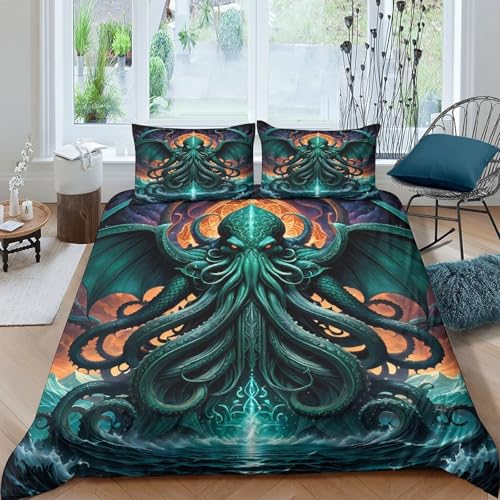 Parure de lit 3D imprimée chat en microfibre premium résistante aux lavages