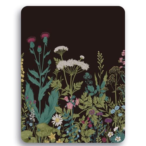 Audimi Small Mouse Mat 15x20 cm, Mini Mouse Pad for Wireless Mouse Travel Office Laptop Portable Weeds