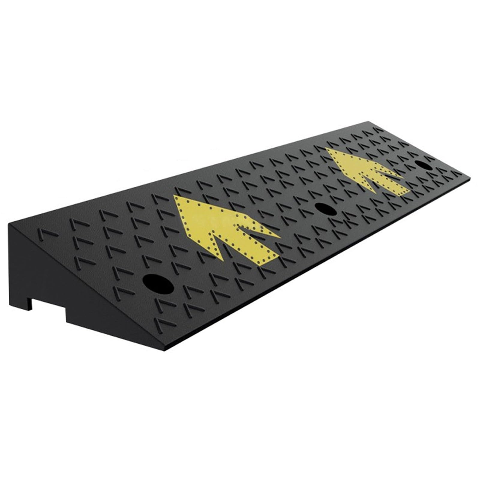 KRXSOBNV Threshold ramp, Driveway Ramps for Low Cars, Rubber Threshold for Electric Vehicles, Forklifts, Wheelchairs(13cm)