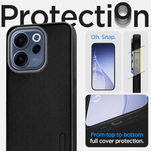 Image of Jkobi Rubberised Back Cover Case for Oppo Reno 15c (Textured Grip Design | Micro-Fiber Cloth Inside | Slim and Light Weight | Soft Touch and Feel)