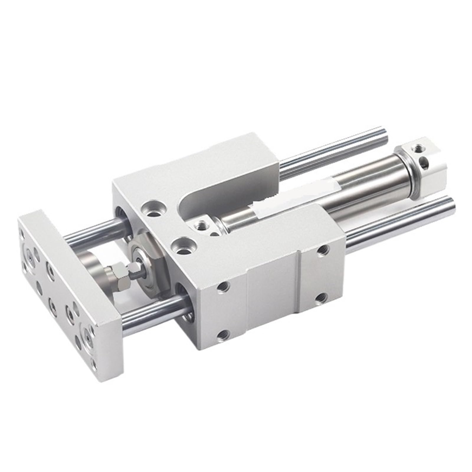 Cylinder Pneumatyczny Trójosiowy Trójprętowy Wspornik Prowadzący Z Cylindrem Buforowym Powietrza TMICM12/16/20/25X25X50X75S Precyzyjna Płynna Praca(TMIM12,Stroke 125mm)