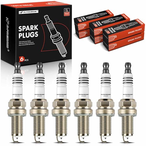 A-Premium Iridium Platinum Spark Plugs Pack of 6, Fine Wire, 3.5L V6 Engine by A-Premium - Used condition - US$25.07