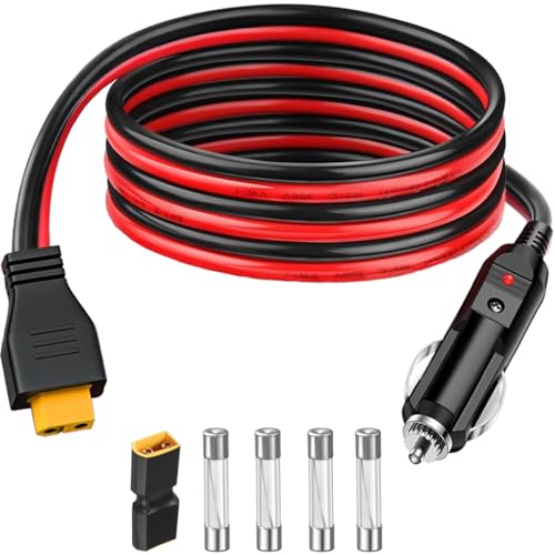 Xiatiaosann XT60ԗpVKbgC^[vO VKbgC^[P[u 14AWG XT60 RlN^ԍڏ[dP[u\[[pl RV |[^ud WbN obe[[dfoCXp (4.9 tB[g)