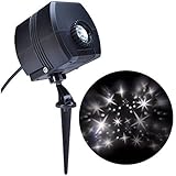 Disney LightShow Swirling White LED Fairy Dust Christmas Spotlight Projector