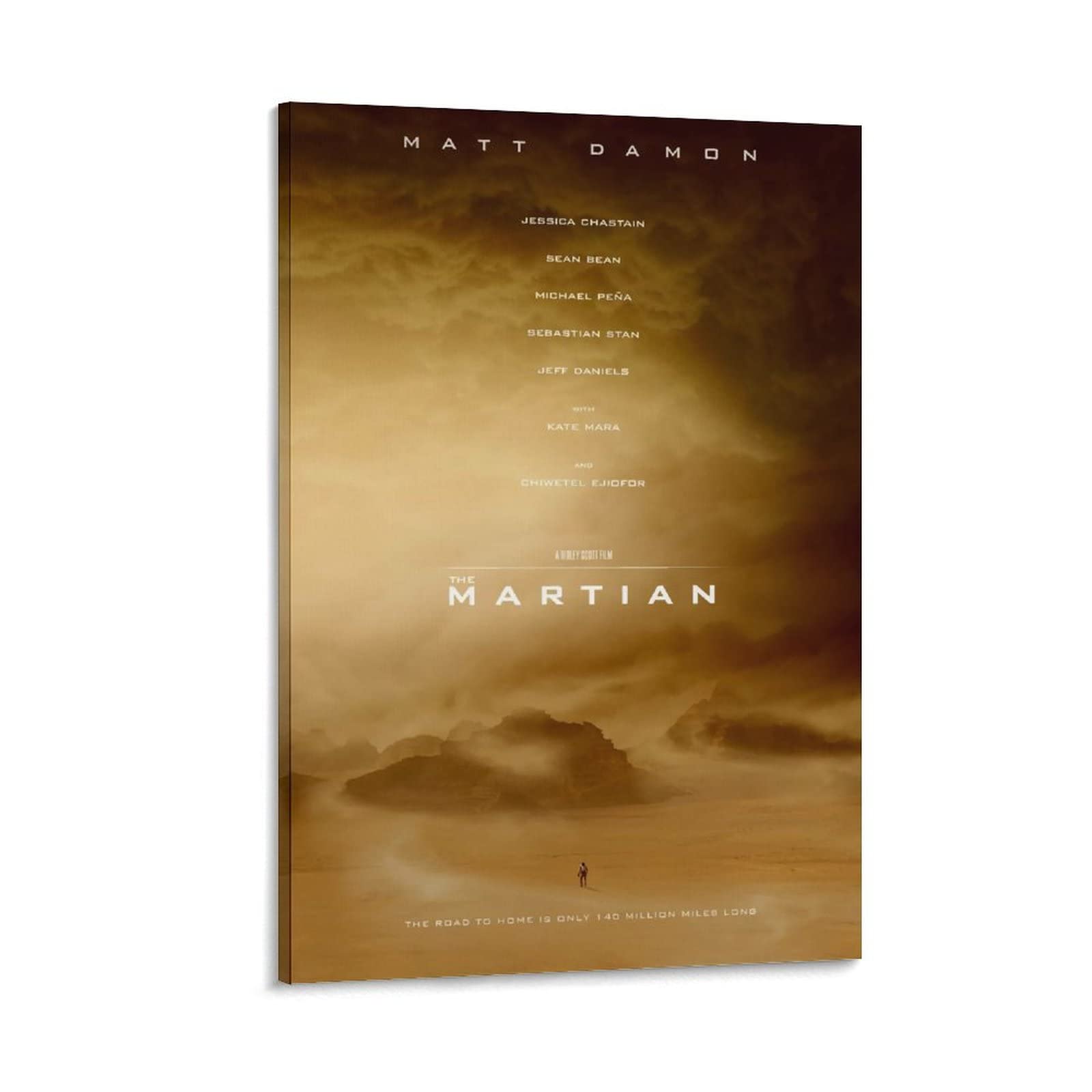 Póster de película de ciencia ficción de The Martian y arte de pared para decoración moderna de dormitorio familiar, 20 x 30 pulgadas (50 x 75 cm)