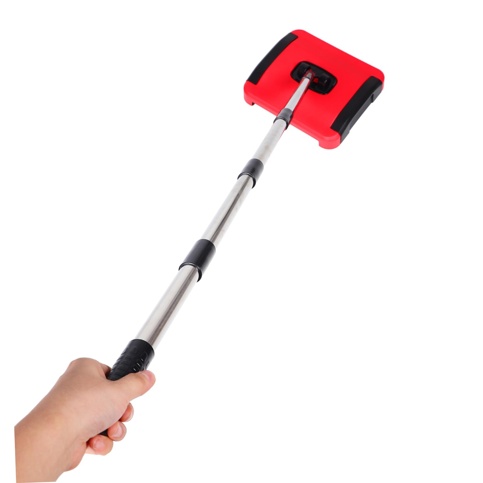 Balayeuse de Sol Manuelle 1 Set, Brosse Rotative, Réglable | Tapis et Sols à Maison, Pp et Acier Inoxydable, Nettoyage, Format Portable