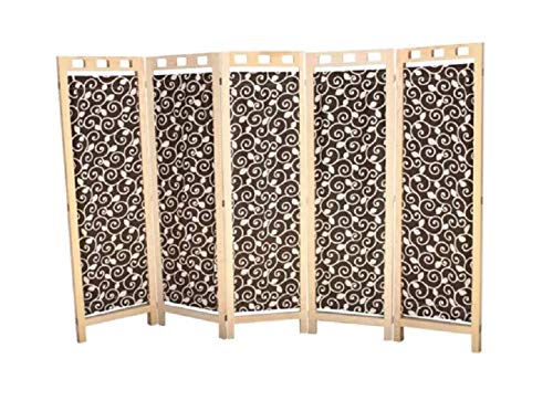 Accesorios De Mesa, Toy BIOMBO MAMPARA Madera de Pino Natural 5 Paneles (GARIGOL)