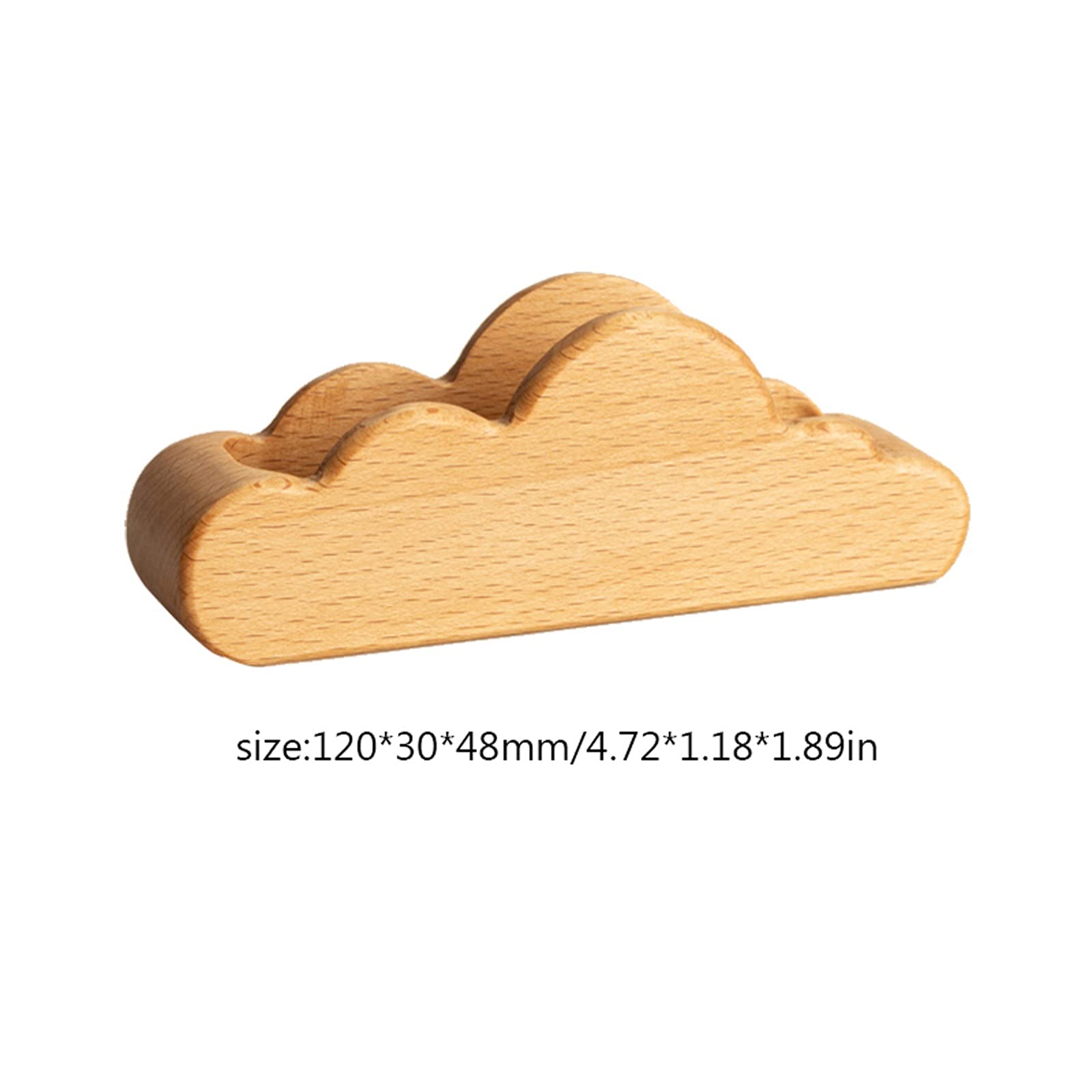 Soporte de madera para tarjetas de visita para hombres y mujeres, 1 paquete de nizer de escritorio para tarjetas de visita