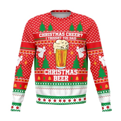 Christmas Beer Pint Sweatshirt, alternative view 2