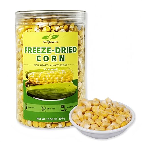 Freeze Dried Sweet Corn - 10.6oz - Single Ingredient No Sugar Added
