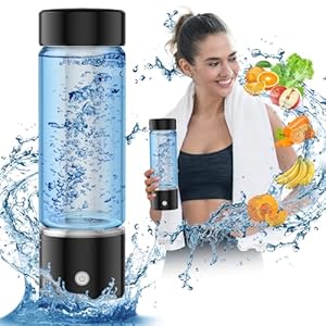 Hydrogen Water Bottle, Hydrogen Water Bottle Generator, 3Min Quick Electrolysis, Water Ionizer Machine Suitable for Office, Travel,Daily Drinking, Gift