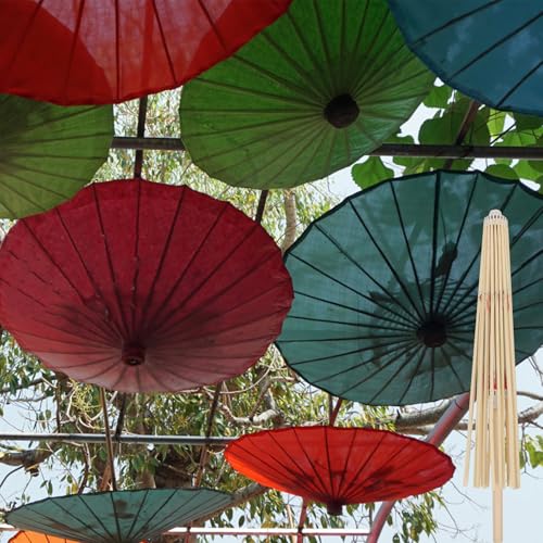 Support Parapluie en Bambou pour Fête et Décoration de Table Chic