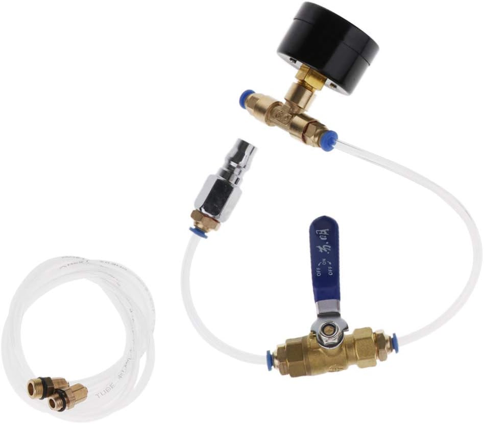 D Dolity 車 バイク用 大人気 検出エアショックアブソーバー ショックアブソーバーリーク エアダンパー検知器