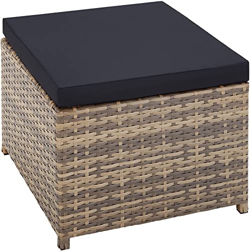 tectake-800855-Conjunto-de-Muebles-de-Jardin-Poliratan-Set-Exterior-6X-Sillas-4X-Sillones-Puf-1x-Mesa-Incl-Funda-Completa-Fundas-Intercambiables-Natural