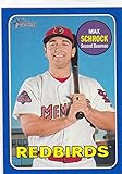 2018 TOPPS HERITAGE MAX SCHROCK BLUE ROOKIE /99