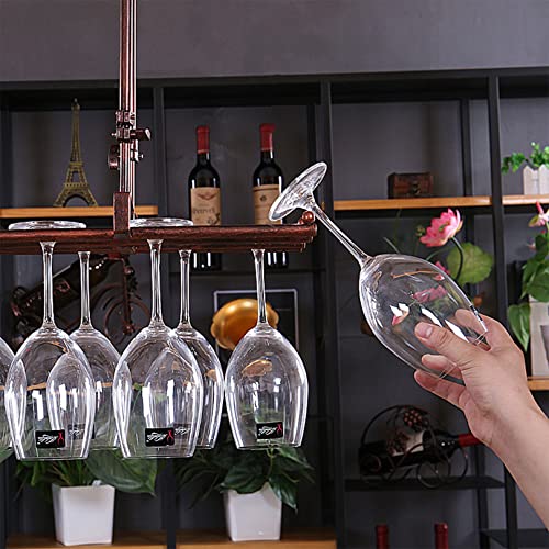 Support à verres à pied suspendu pour optimiser les petits espaces bar - 4