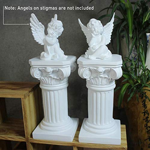 Roman Pillar Greek Column Statue Resin Pedestal Stand Figurine Sculpture, Sand Table Game Decor, Indoor Outdoor Home Garden Decoration 20Cm #TOP4