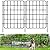 30ft x 17in Garden Fence Animal Barrier, 28 Panels No Dig Fence Border, Rustproof Metal Decorative Garden Fence with Ground Stake, Flower Bed Edging Border for Dog, Rabbit, Outdoor Yard Patio Decor