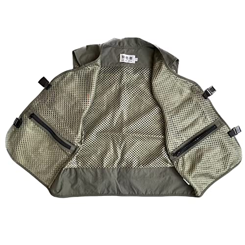 Men Mesh Breathable Multi-Pocket Vest Outdoor Travelers Fly Fishing Photography2