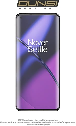 Miniatura 3 de DUNSIHUI Paquete de 2 protectores de pantalla para One-plus 11, antiarañazos, dureza 9H para One-plus 11 de seda con impresión de seda de vidrio