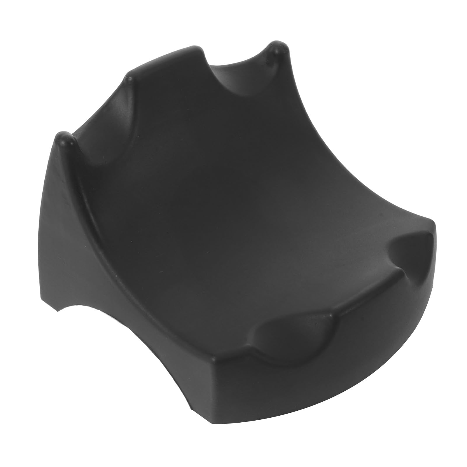 Supporto Microfono da Tavolo in Silicone Nero Antiurto | Base Stabile Antiscivolo, Adatta a Performance e Broadcasting, Formato Compatto per Ktv