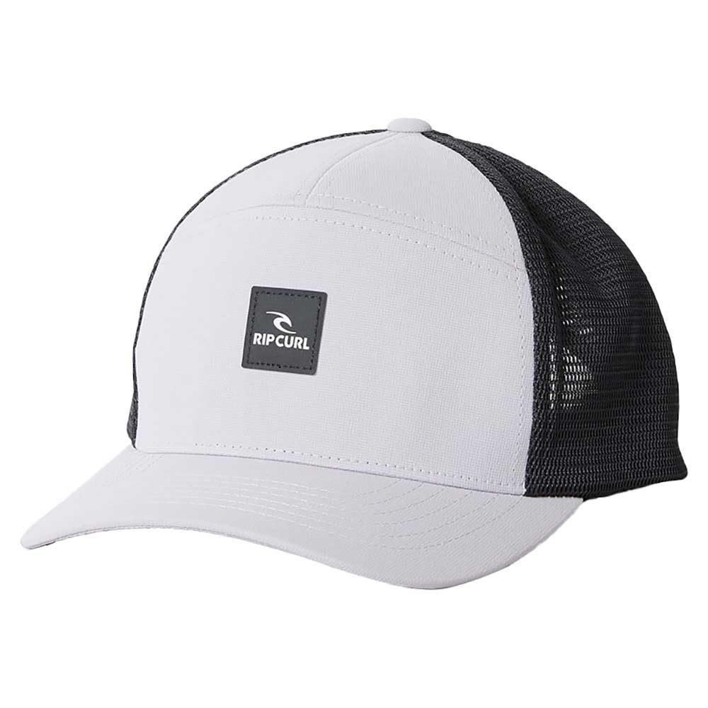 Rip Curl Men's Light Grey Vaporcool Flexfit Snapback Trucker Cap