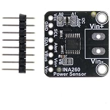 INA260 Voltage Current Module, DC 3.0V-36V High & Low Side Current Voltage Power Sensor Module Current Power Supply Sensor