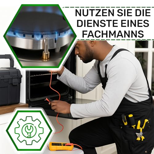 Thermoelement Universal 900 mm mit 5 Muttern für den Backofen - Garantie 5 Jahre - ONIX TECH