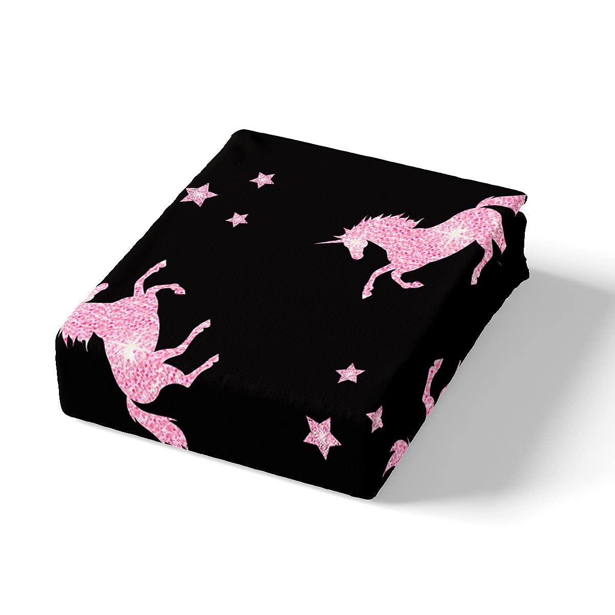 Juego de sábanas de Unicornio para niñas, Juego de Cama con Estampado de Caballo de ensueño para niños y niños, Juego de sábanas de Lujo, diseño de Animales mágicos, Color Rosa