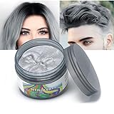⭐ Fácil de Usar: fácil de aplicar, aplicar color instantáneamente, color uniforme; tinte para el cabello soluble en agua, lavar con agua tibia para restaurar el color original del cabello.